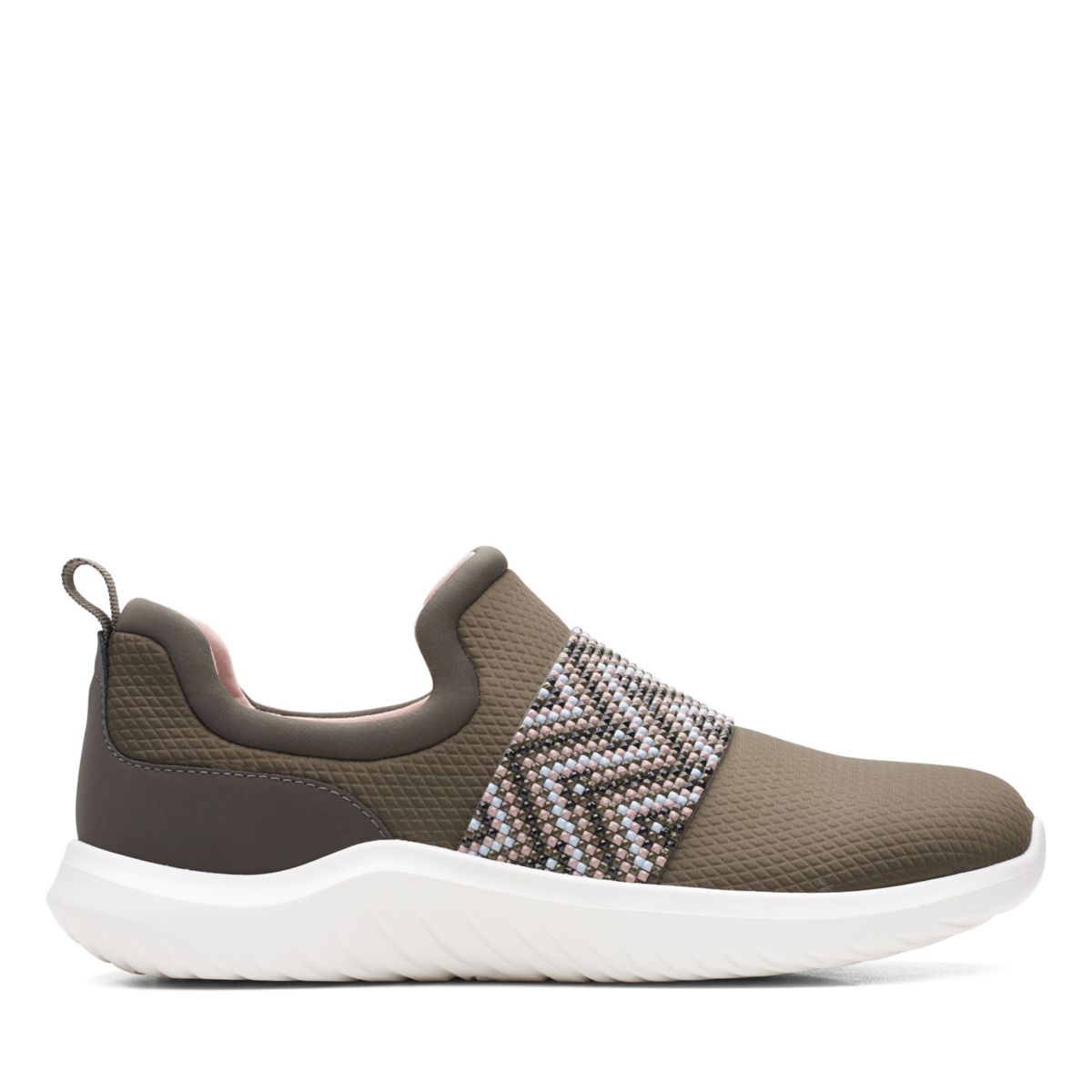 Női Clarks Nova Way Slip On Sötét Olivazöld | 52845883