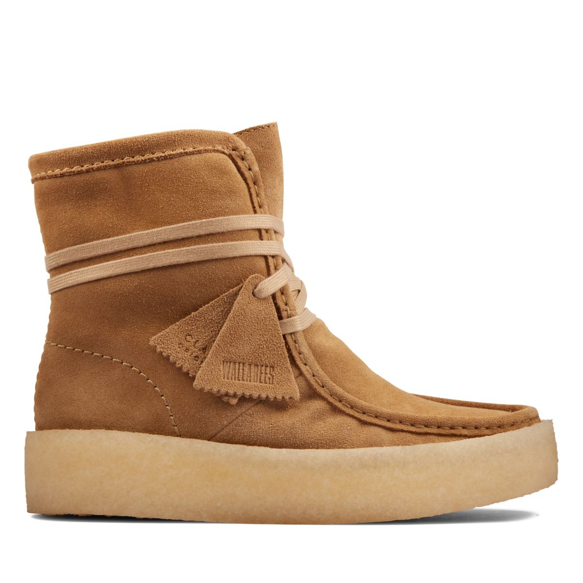 Női Clarks Original Cup Hi Wallabee Világos Barna | 25872720