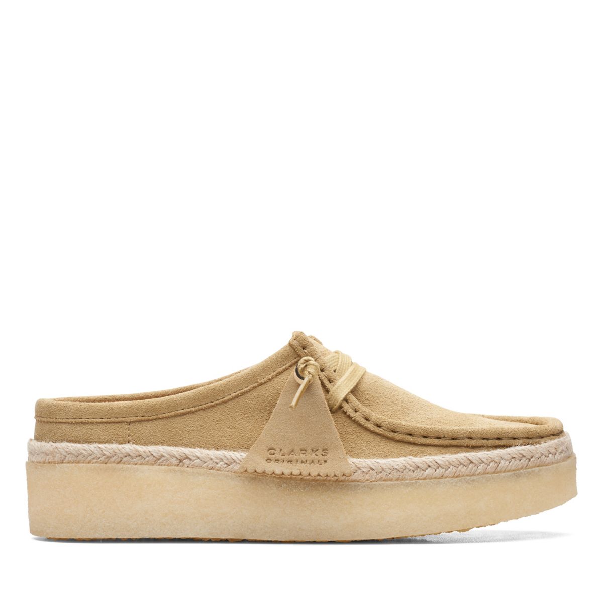 Női Clarks Original Cup Lo Wallabee Bézs | 36801340