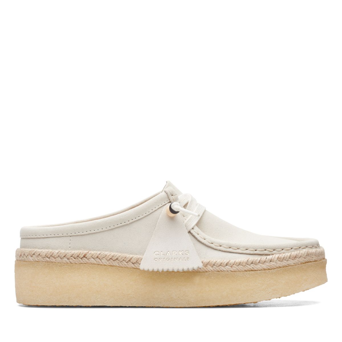 Női Clarks Original Cup Lo Wallabee Fehér | 743791
