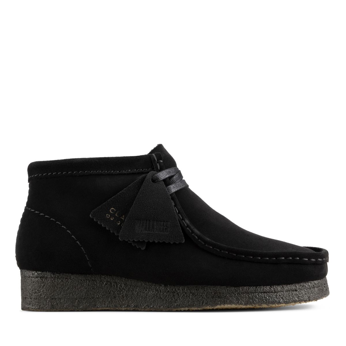 Női Clarks Original Wallabee Fekete | 20815738