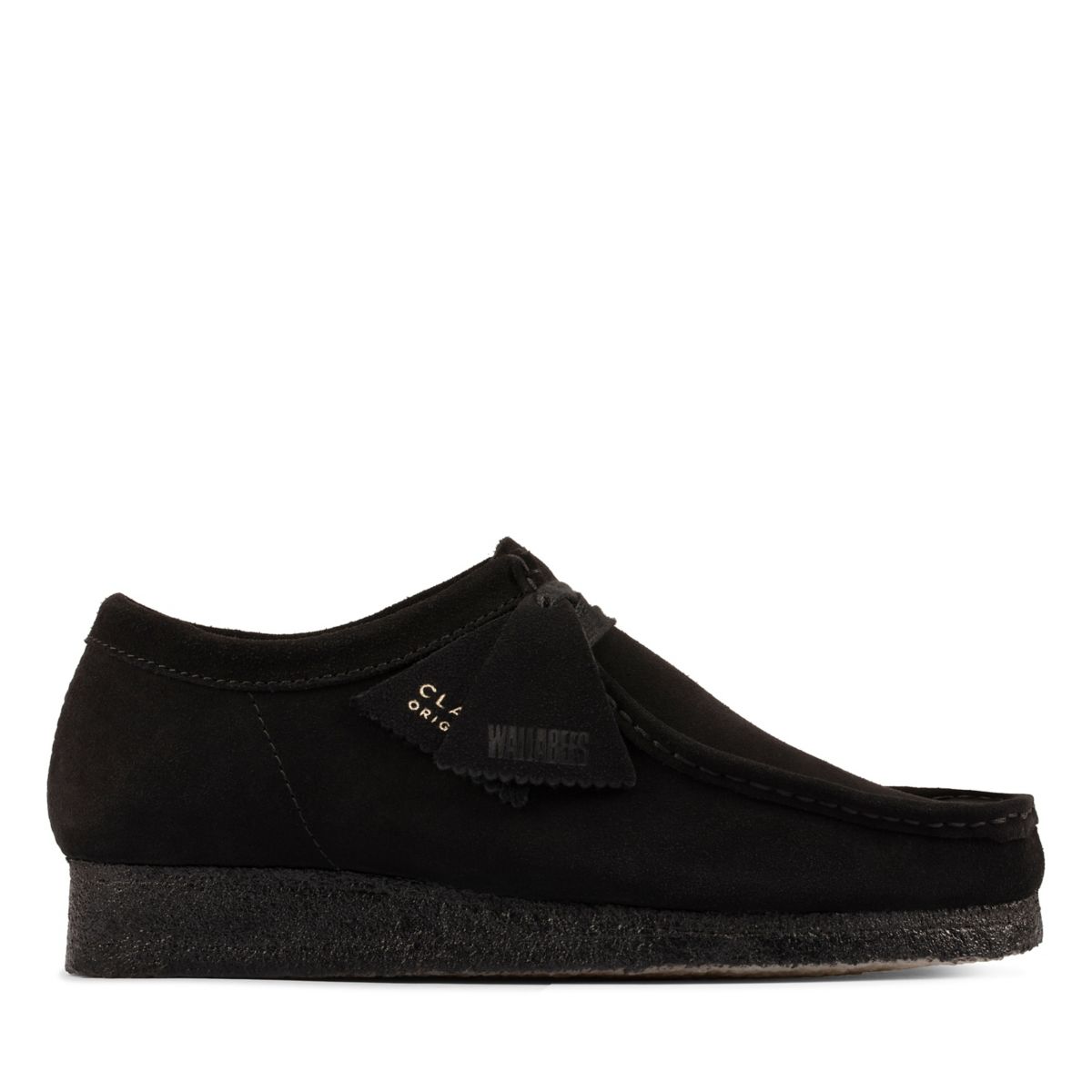 Női Clarks Original Wallabee Fekete | 32348492