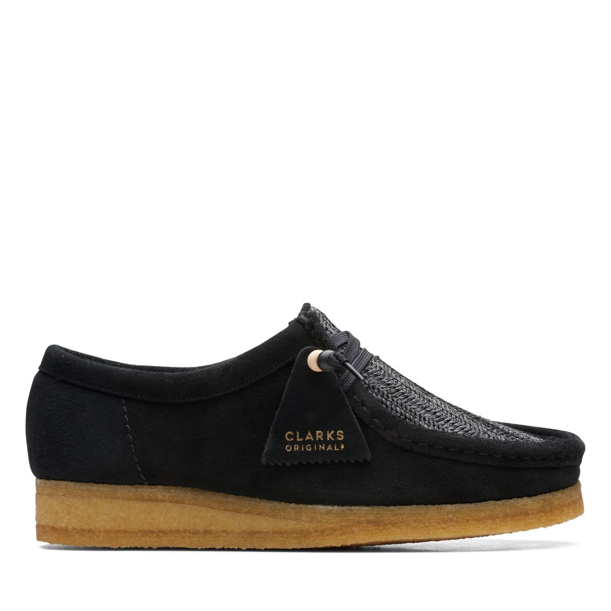 Női Clarks Original Wallabee Fekete | 58176486