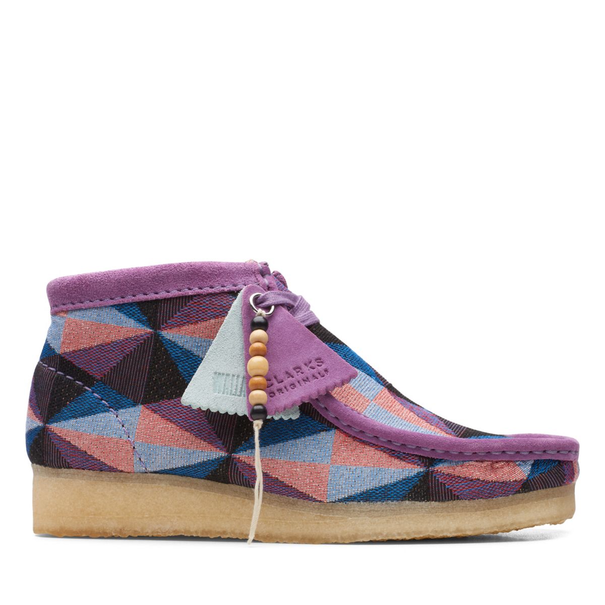 Női Clarks Original Wallabee Lila | 47466007