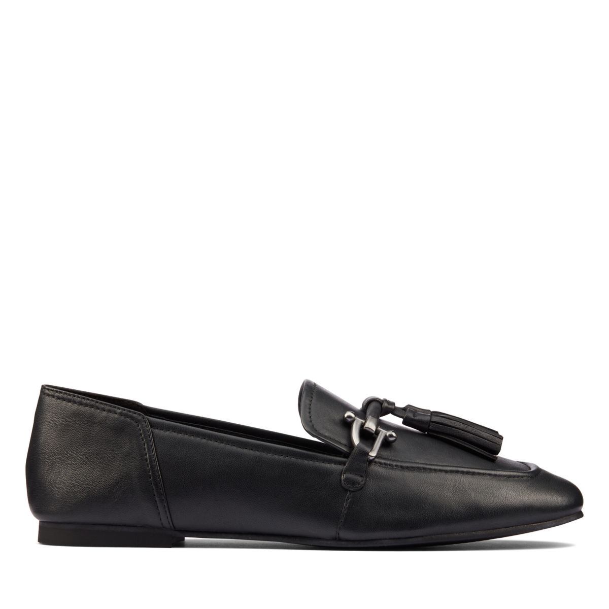 Női Clarks Pure 2 Tassel Balerina Cipő Fekete | 92063040