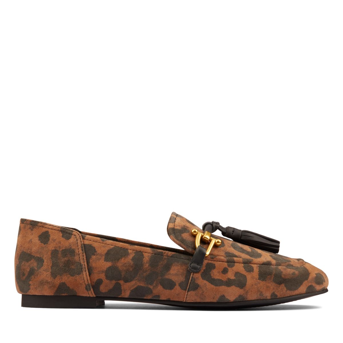 Női Clarks Pure 2 Tassel Balerina Cipő Leopárd | 42259217