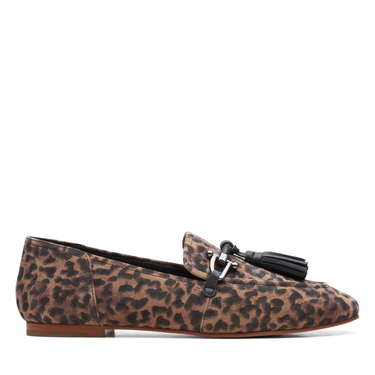 Női Clarks Pure 2 Tassel Balerina Cipő Leopárd | 97291185