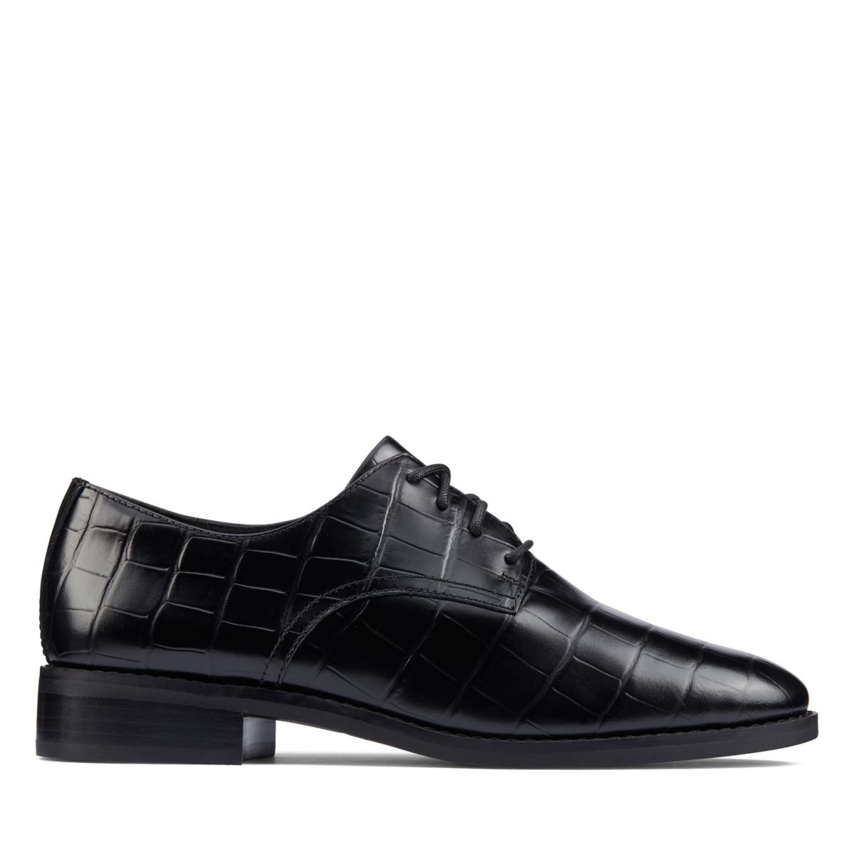 Női Clarks Ria Derby Oxford Cipő Fekete | 71123770
