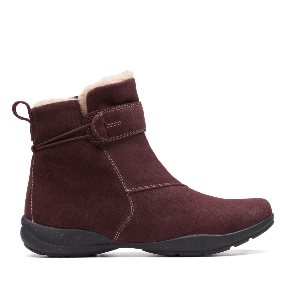 Női Clarks Roseville Bokacsizma Bordó | 81529369