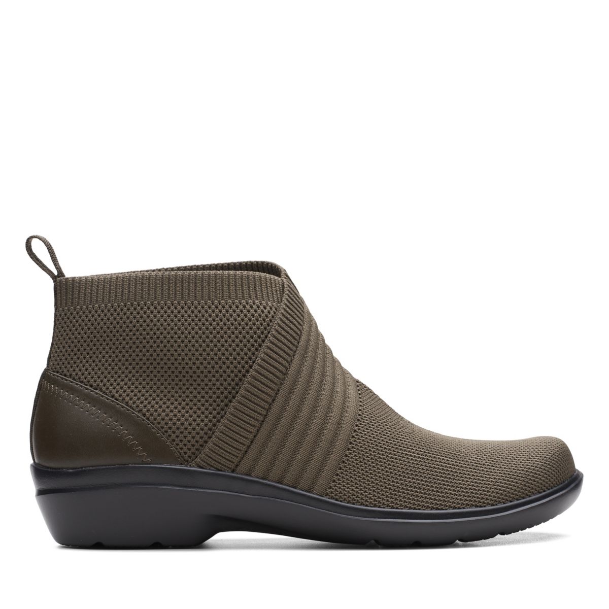 Női Clarks Sashlyn Mid Cut Bokacsizma Sötét Olivazöld | 28761249
