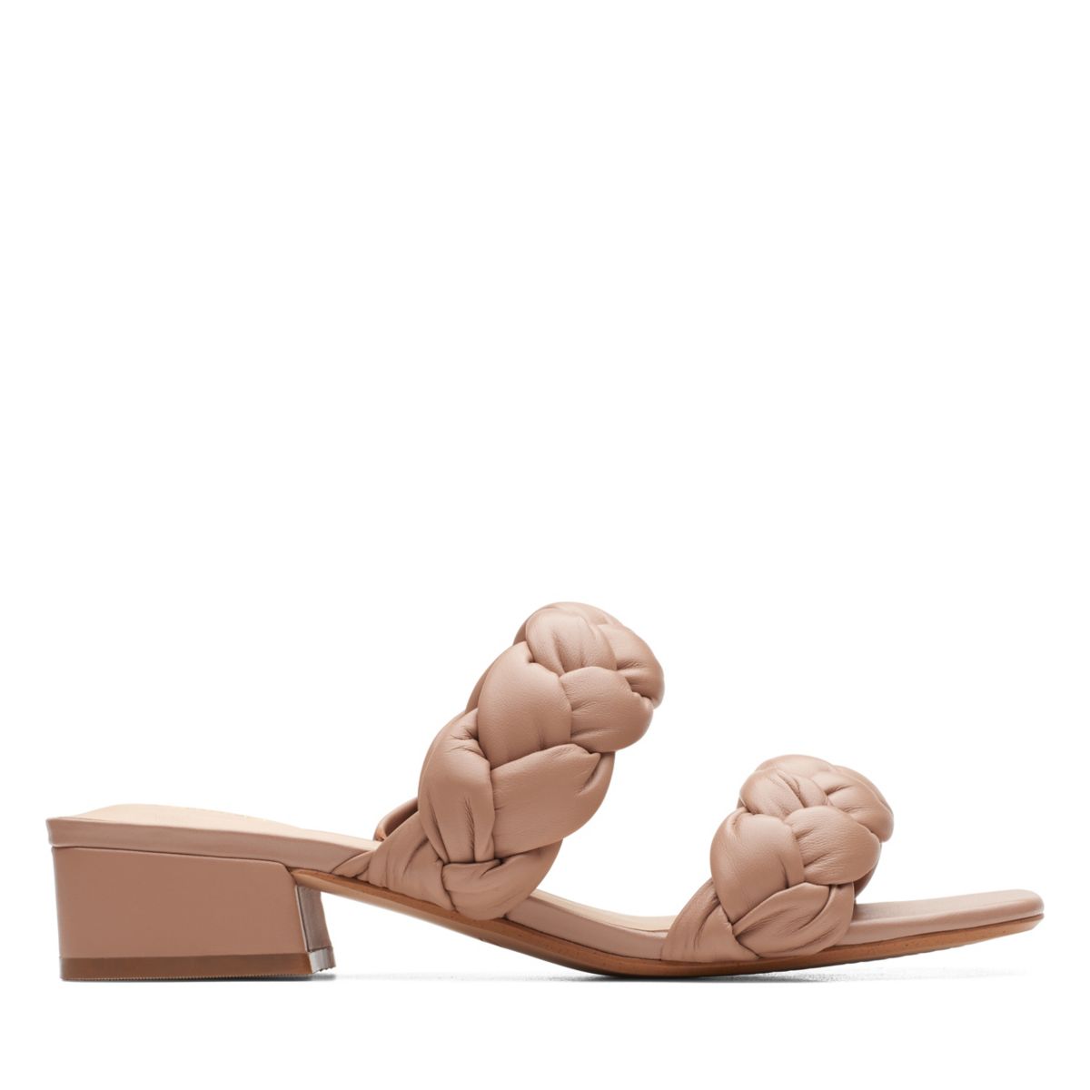 Női Clarks Seren 25 Braid Mule Cipő Bézs | 90490086
