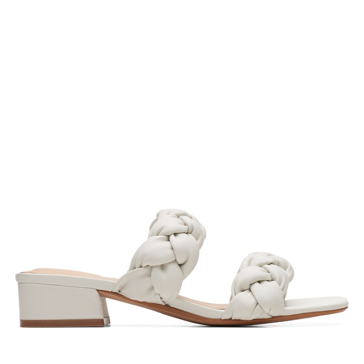 Női Clarks Seren 25 Braid Mule Cipő Fehér | 90366468