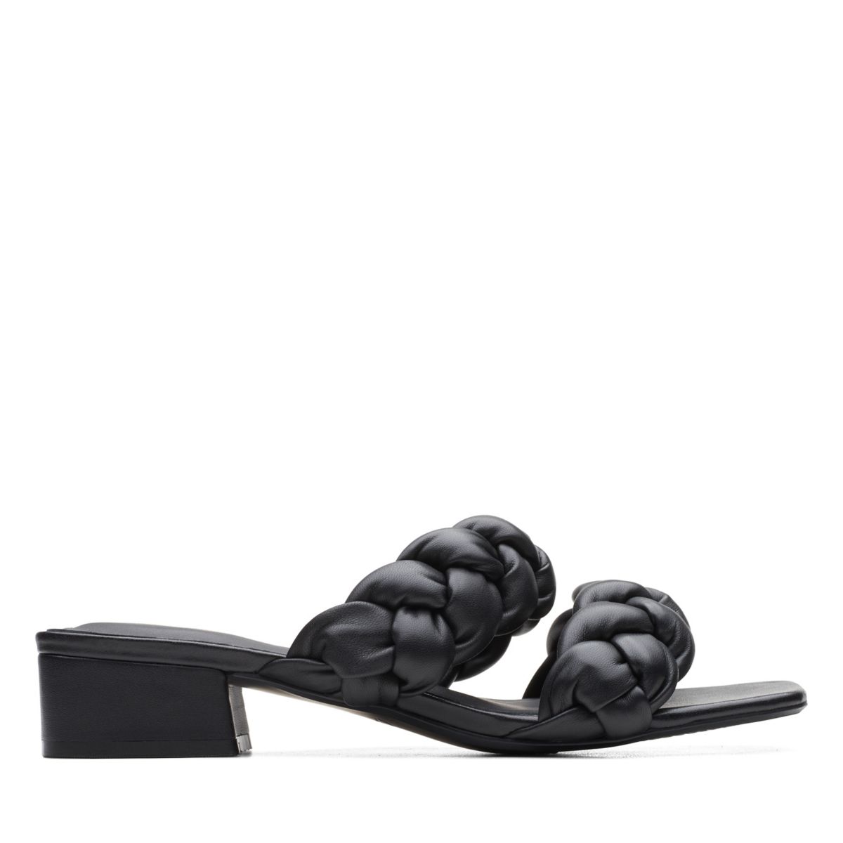 Női Clarks Seren 25 Braid Mule Cipő Fekete | 17734482