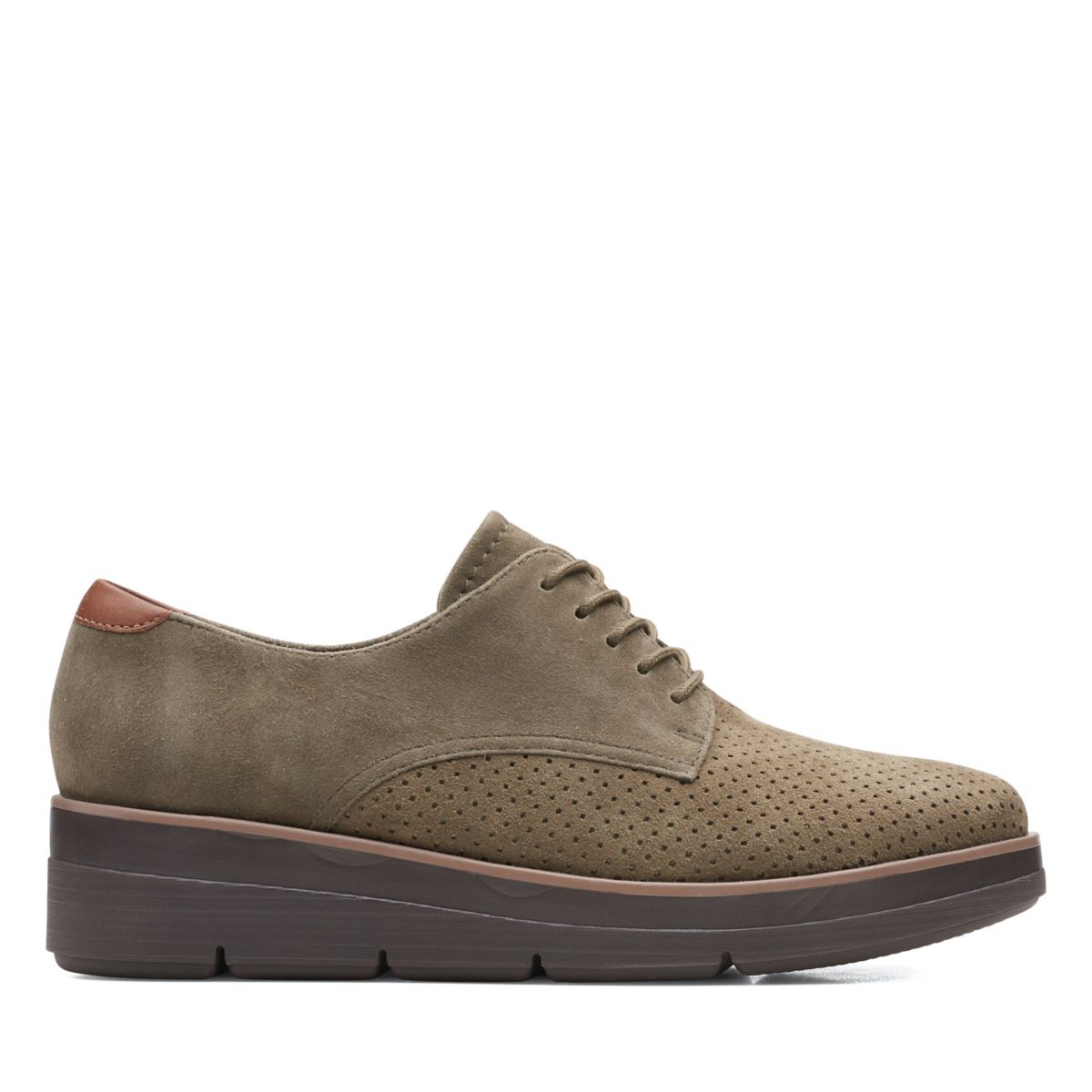 Női Clarks Shaylin Csipke Alkalmi Cipő Sötét Olivazöld | 19309963