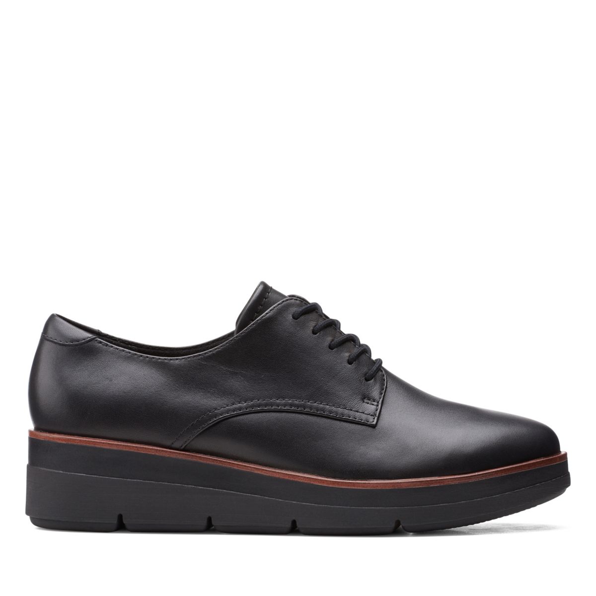 Női Clarks Shaylin Csipke Oxford Cipő Fekete | 41122246