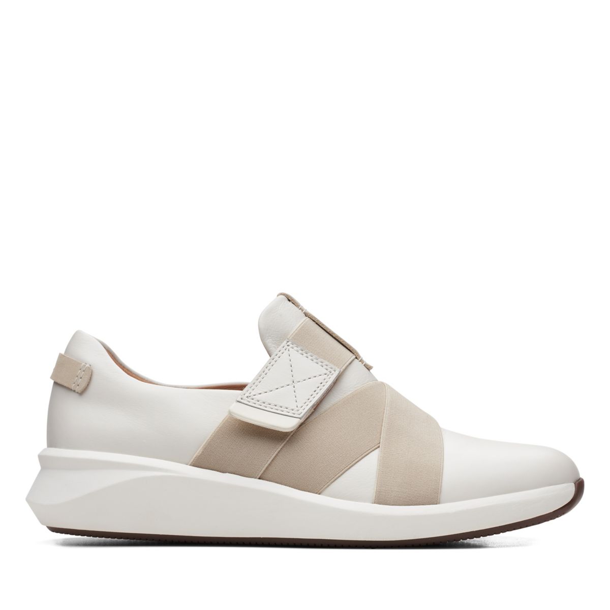 Női Clarks Un Rio Pántos Tornacipő Fehér | 92371943