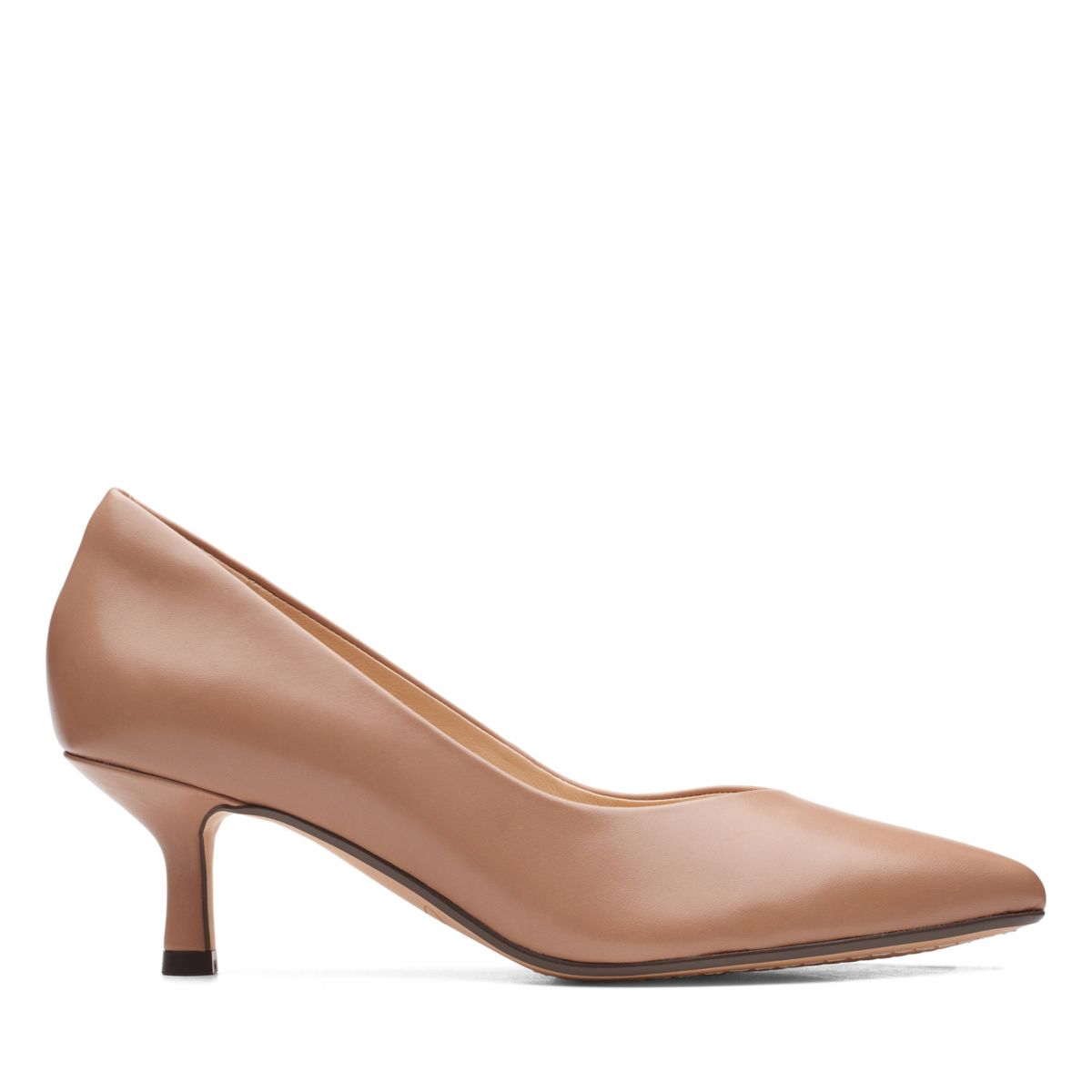 Női Clarks Violet 55 Court Magassarkú Bézs | 98158929