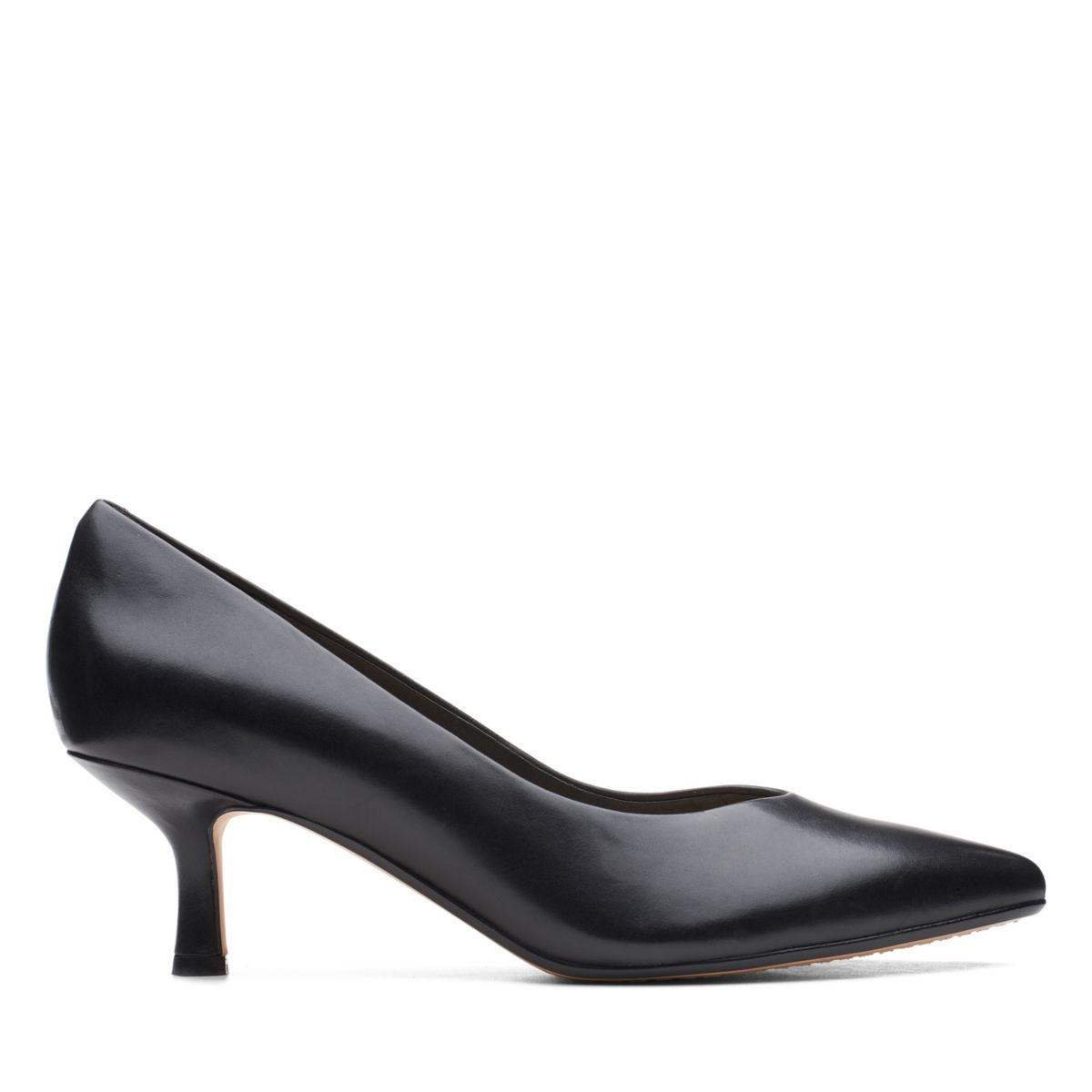 Női Clarks Violet 55 Court Magassarkú Fekete | 14118199